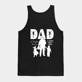 Blackhawk - Dad, A Daughter's First Love, A Son's First Hero Tank Top